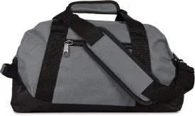 14" Duffel Bag For Travel Sports Gym - Portable Lightweight Shoulder Pack (Gray)