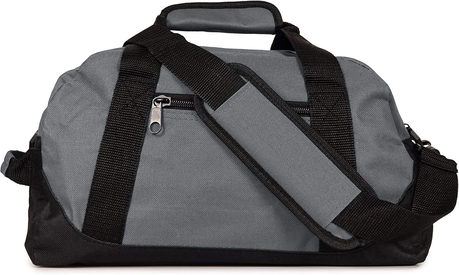 14" Duffel Bag For Travel Sports Gym - Portable Lightweight Shoulder Pack (Gray)