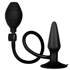 Booty Call Pumper Silicone Inflatable Anal Plug Small Black