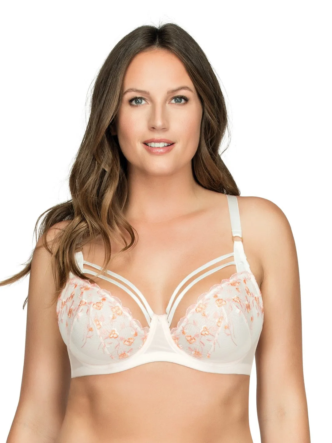 Briana Unlined Wire Bra - Petal Pink w Floral - P5672