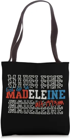 Col De la Madeleine Cycling Bike Souvenir Tote Bag