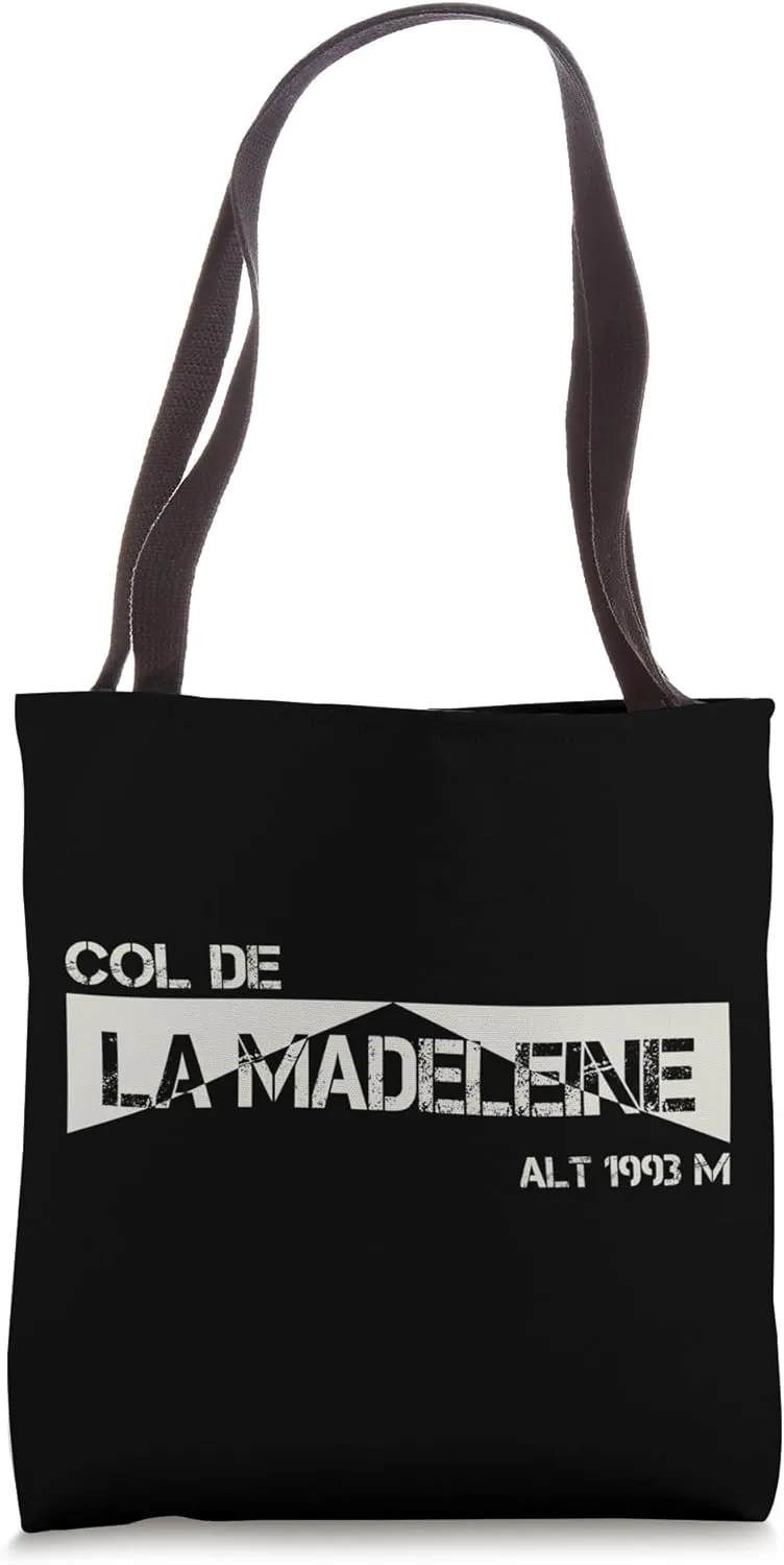 Col De la Madeleine Cycling Bike Souvenir Tote Bag