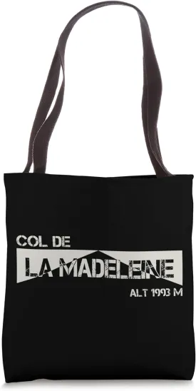 Col De la Madeleine Cycling Bike Souvenir Tote Bag