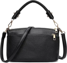 Crossbody Bag for Women, Vegan Leather Top Handle Handbags Small Shoulder Purse