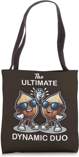 Hazelnut, the ultimate dynamic duo for snack lovers Tote Bag