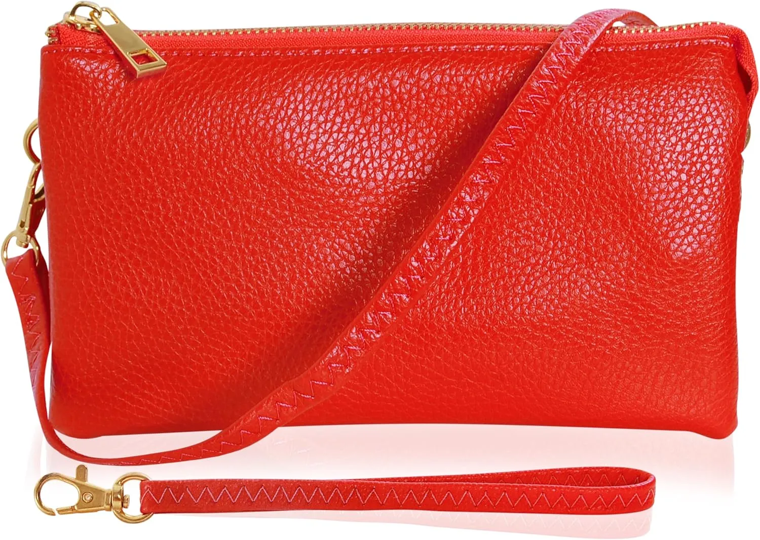 Humble Chic NY Vegan Leather Wristlet Purse for Women - Small Clutch Purse with Shoulder and Wrist Straps