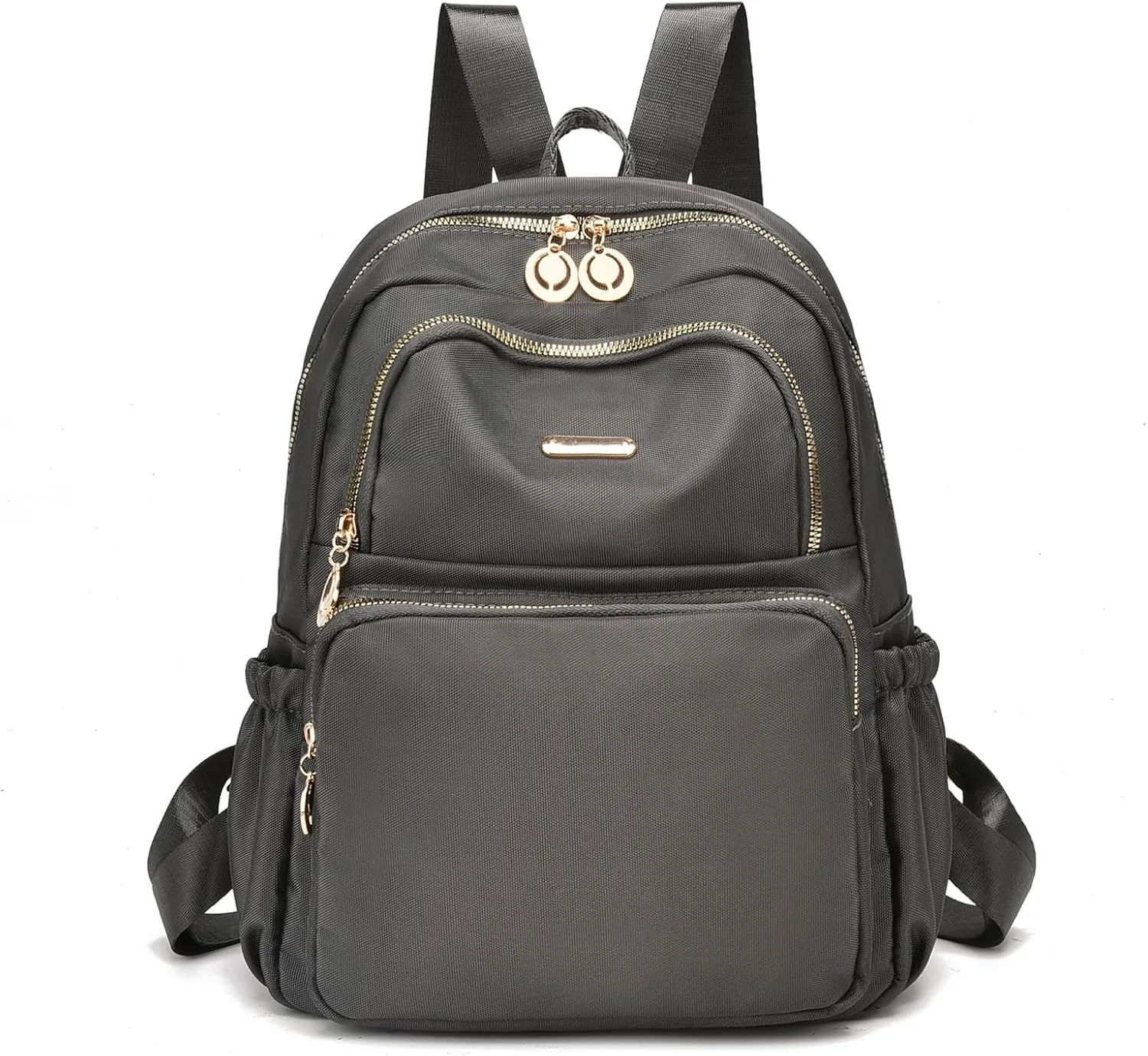 I IHAYNER Mini Backpack Purse Small Backpack for Women Lightweight Nylon Travel Bags Small Casual Daypacks for College Work Grey