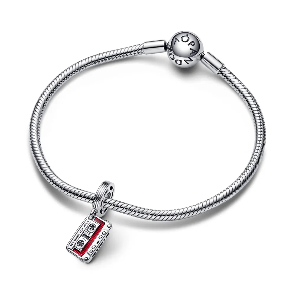 Marvel Guardians of The Galaxy Cassette Tape Dangle Charm