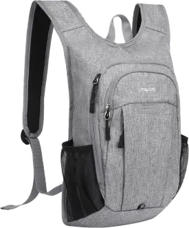 MOSISO Lightweight Hiking Daypack Small Packable Hiking Backpack for Men Women, 3 Layer Casual Foldable Day Pack Shoulder Bag
