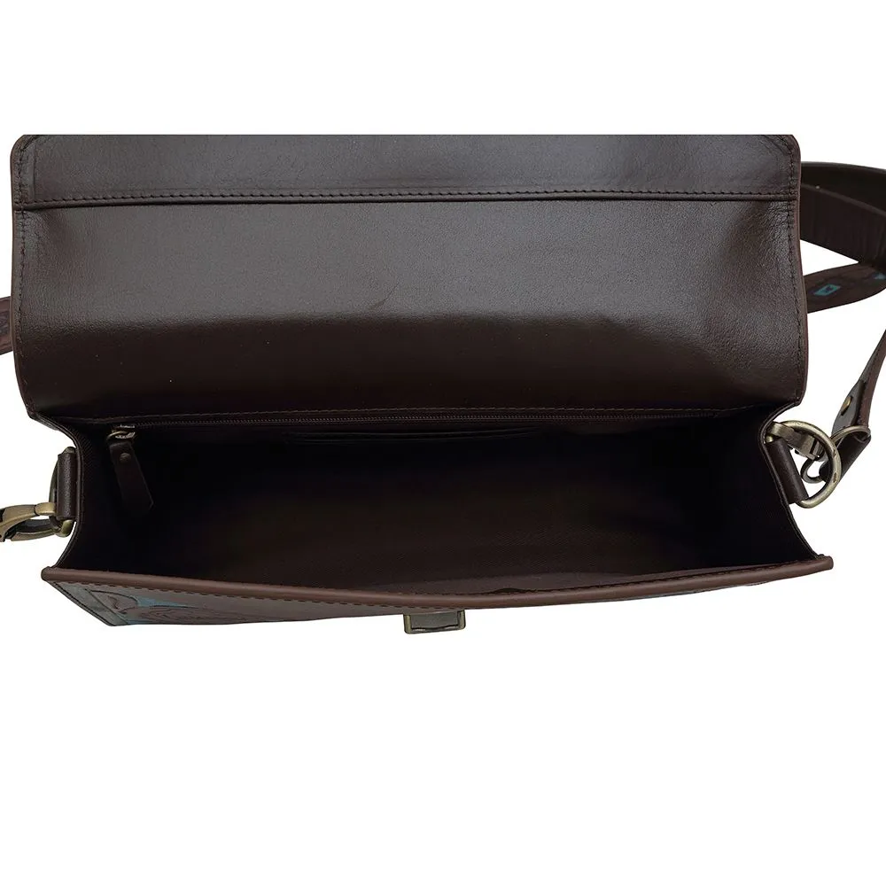 Myra Fana Hand Tooled Bag