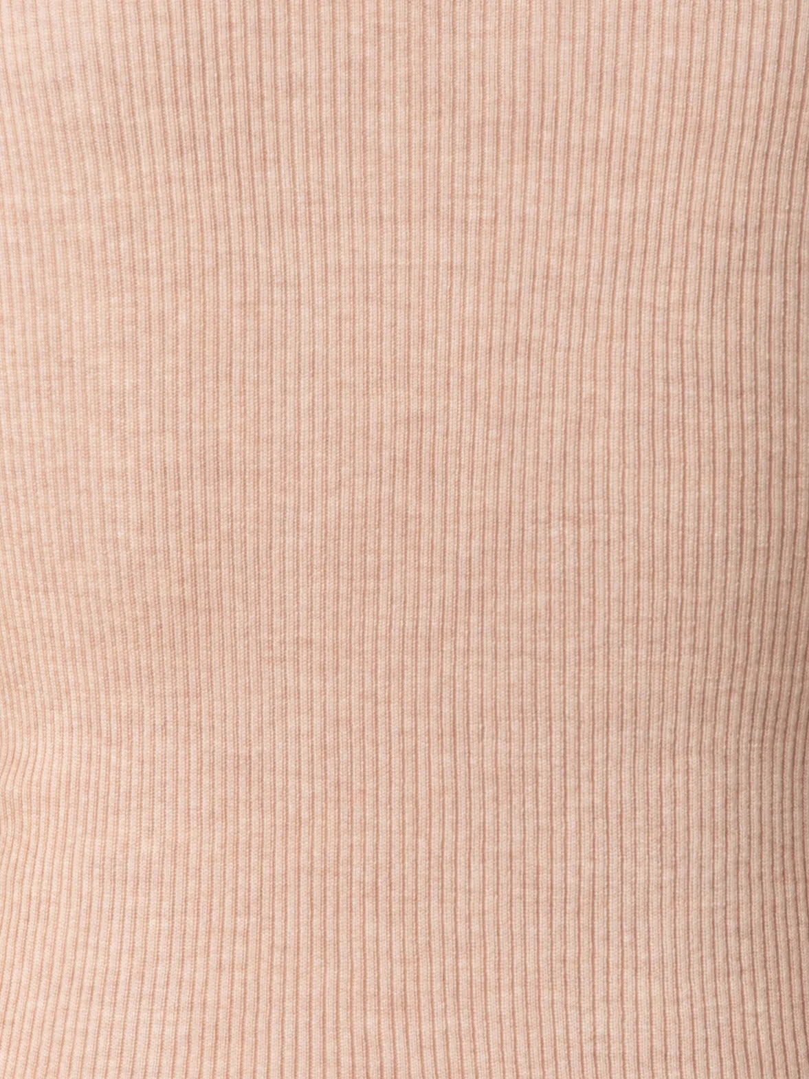 Seamless Rib Silk Cotton Knit Crew Neck Sweater