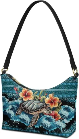 Top Handle Shoulder Purse Leather Clutch Tote Bag Crescent Underarm Purses for Women Lady