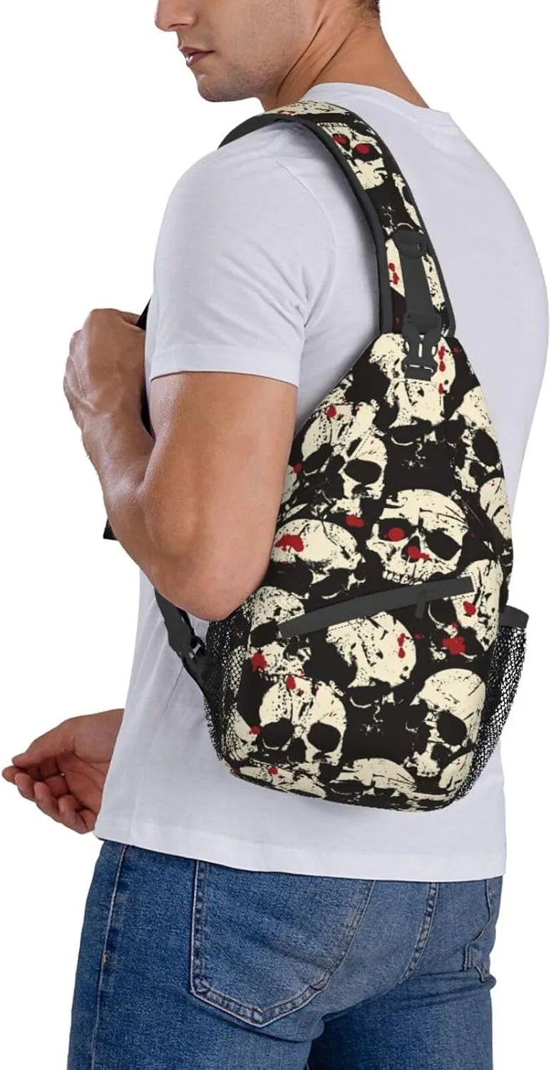 VOOHDDY Sling Bag For Women Men Travel Hiking Backpack Crossbody Shoulder Chest Bags Casual Daypack Sport