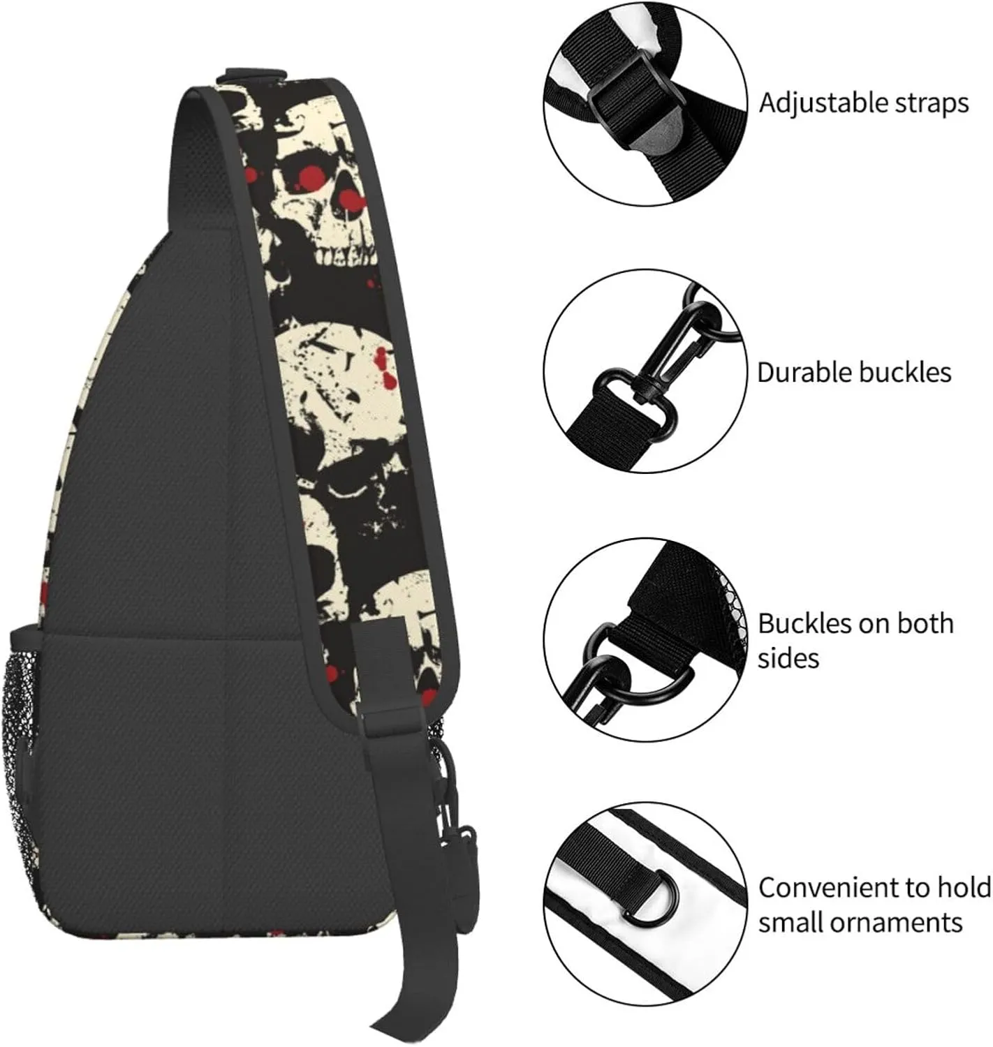 VOOHDDY Sling Bag For Women Men Travel Hiking Backpack Crossbody Shoulder Chest Bags Casual Daypack Sport