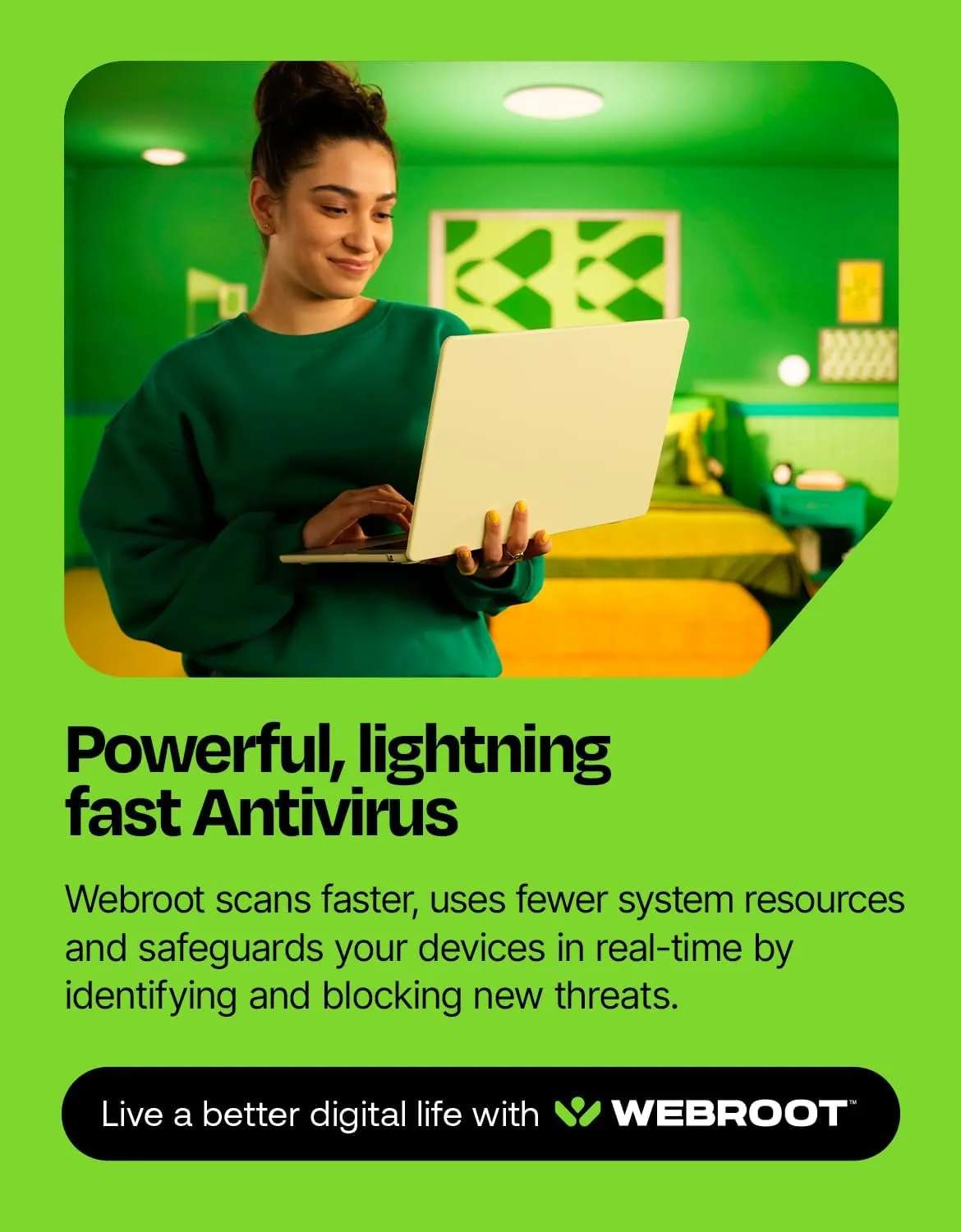 Webroot Internet Security Plus | Antivirus Software 2025 | 3 Device | 1 Year Download for PC/Mac/Chromebook/Android/IOS   Password Manager