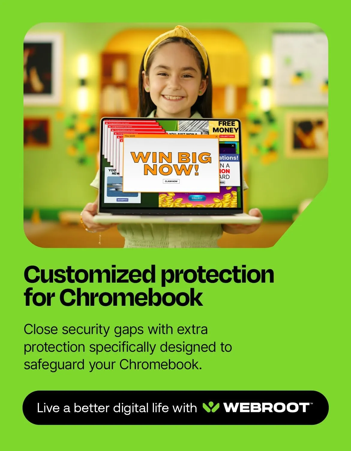 Webroot Internet Security Plus | Antivirus Software 2025 | 3 Device | 1 Year Download for PC/Mac/Chromebook/Android/IOS   Password Manager