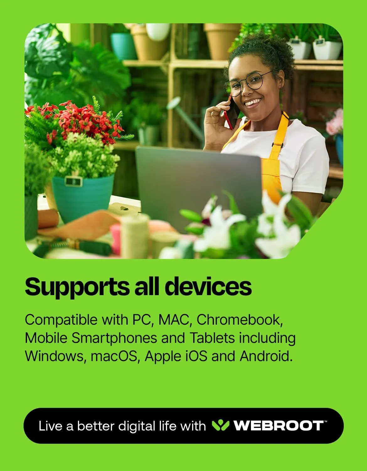 Webroot Internet Security Plus | Antivirus Software 2025 | 3 Device | 1 Year Download for PC/Mac/Chromebook/Android/IOS   Password Manager